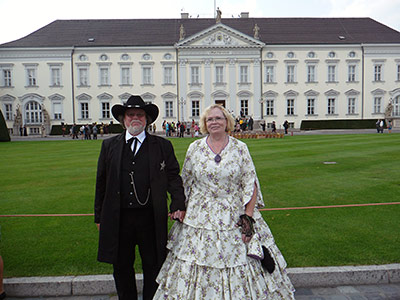 Sheriff Uwe und Rosi beim Bundespräsidenten