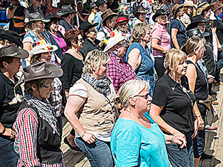 Line Dance und Partylaune