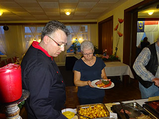 Köstliches Grünkohlbuffet