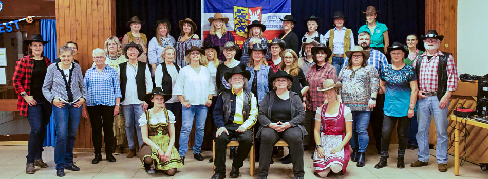 Gruppemfoto vom 12. Line Dance-Oktoberfest